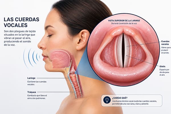 Cuerdas Vocales . Clases de canto